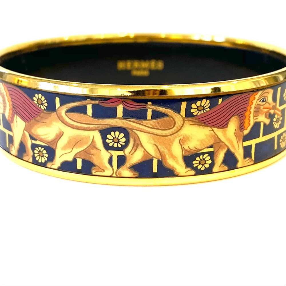 Hermes enamel bracelet size PM 65